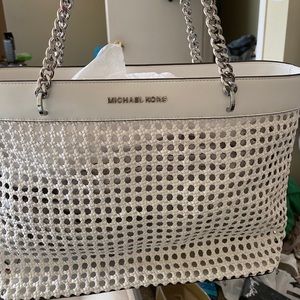 Beautiful white Michael Kors never used.